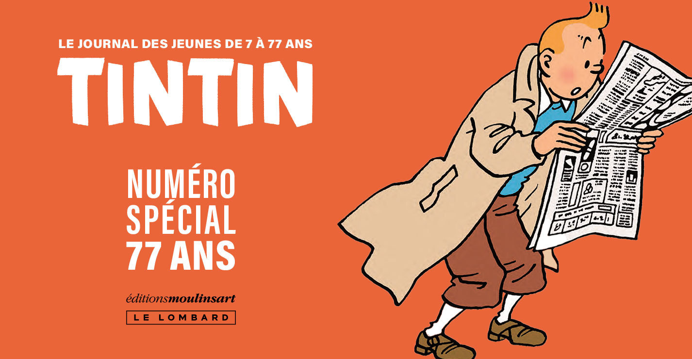 Le Lombard fête ses 77 ans avec Tintin • L'Éventail